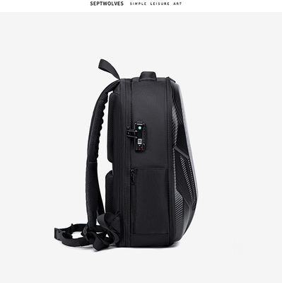 Neues Business-Rucksack TAGLICHER Pendler-Rücksack Männers große Kapazität Stoßdämpfende wasserdichte Schultasche Laptop-Tasche