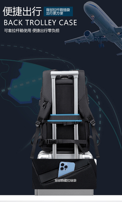 Neues Business-Rucksack TAGLICHER Pendler-Rücksack Männers große Kapazität Stoßdämpfende wasserdichte Schultasche Laptop-Tasche
