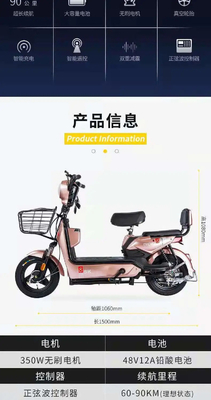 Elektrische Fahrzeuge NEUE NATIONALEN STANDARD Elektrische Fahrzeuge EXPORT FASHION tragbare tragbare zweirädrige elektrische Fahrräder