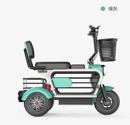 PET TRICYCLE ELECTRIC MINI HOME Kinder abholen Kleine Frauen mit Kindern Gehen Lithium-Elektrische Batterie Auto