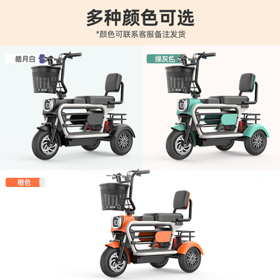 PET TRICYCLE ELECTRIC MINI HOME Kinder abholen Kleine Frauen mit Kindern Gehen Lithium-Elektrische Batterie Auto