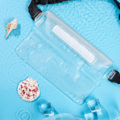 3 Schicht versiegelte große Mobiltelefone wasserdichte Tasche schräg gestreckte Streuung schwimmende wasserdichte FANNY PACK PVC Rafting im Freien Meer