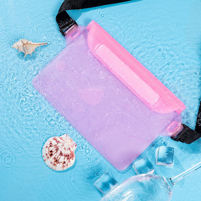 3 Schicht versiegelte große Mobiltelefone wasserdichte Tasche schräg gestreckte Streuung schwimmende wasserdichte FANNY PACK PVC Rafting im Freien Meer