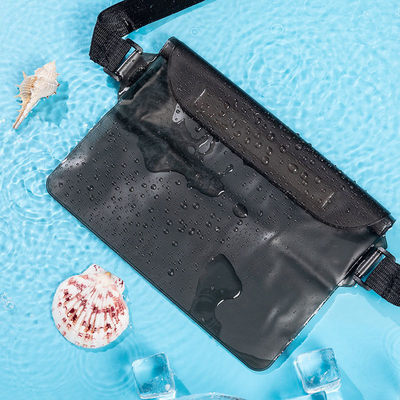3 Schicht versiegelte große Mobiltelefone wasserdichte Tasche schräg gestreckte Streuung schwimmende wasserdichte FANNY PACK PVC Rafting im Freien Meer