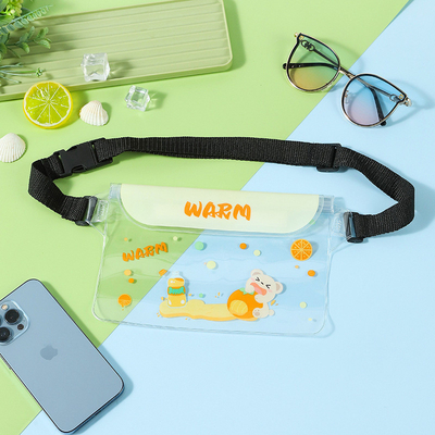 3 Schicht versiegelte große Mobiltelefone wasserdichte Tasche schräg gestreckte Streuung schwimmende wasserdichte FANNY PACK PVC Rafting im Freien Meer