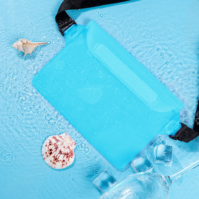 3 Schicht versiegelte große Mobiltelefone wasserdichte Tasche schräg gestreckte Streuung schwimmende wasserdichte FANNY PACK PVC Rafting im Freien Meer