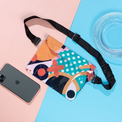 3 Schicht versiegelte große Mobiltelefone wasserdichte Tasche schräg gestreckte Streuung schwimmende wasserdichte FANNY PACK PVC Rafting im Freien Meer