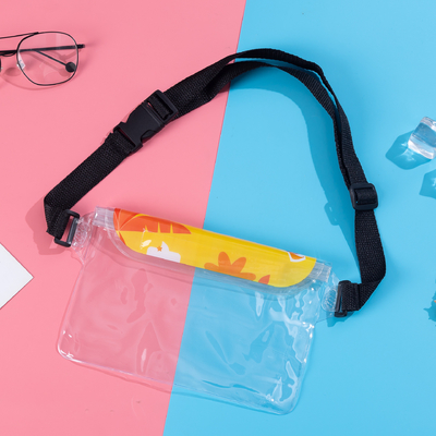 3 Schicht versiegelte große Mobiltelefone wasserdichte Tasche schräg gestreckte Streuung schwimmende wasserdichte FANNY PACK PVC Rafting im Freien Meer