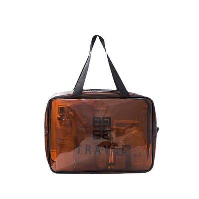 Transparente PVC-Versorgungstüte PORTABLE INTERNET-SELEBRITÄT PORTABLE wasserdichte Toilettentüte Kosmetik