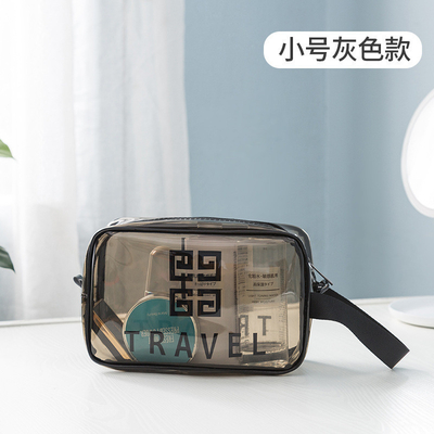 Transparente PVC-Versorgungstüte PORTABLE INTERNET-SELEBRITÄT PORTABLE wasserdichte Toilettentüte Kosmetik