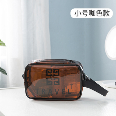 Transparente PVC-Versorgungstüte PORTABLE INTERNET-SELEBRITÄT PORTABLE wasserdichte Toilettentüte Kosmetik
