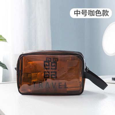Transparente PVC-Versorgungstüte PORTABLE INTERNET-SELEBRITÄT PORTABLE wasserdichte Toilettentüte Kosmetik