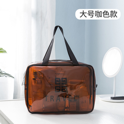 Transparente PVC-Versorgungstüte PORTABLE INTERNET-SELEBRITÄT PORTABLE wasserdichte Toilettentüte Kosmetik