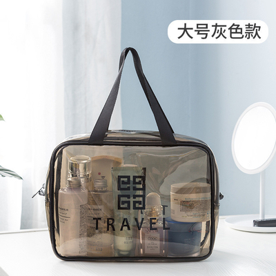 Transparente PVC-Versorgungstüte PORTABLE INTERNET-SELEBRITÄT PORTABLE wasserdichte Toilettentüte Kosmetik
