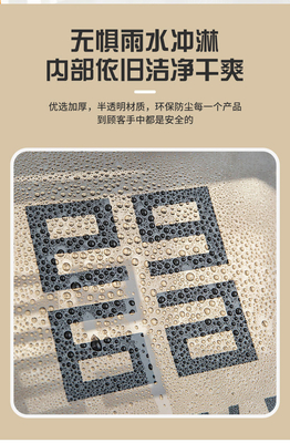 Transparente PVC-Versorgungstüte PORTABLE INTERNET-SELEBRITÄT PORTABLE wasserdichte Toilettentüte Kosmetik