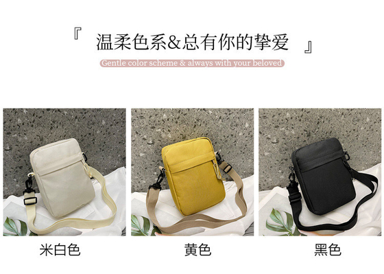 Einfache OXFORD KLOTH Casual Crossbody Tasche Männer Einfache Feste Farbe Handy Tasche mit einer einzigen Schulter kleiner Rucksack