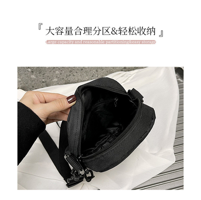 Einfache OXFORD KLOTH Casual Crossbody Tasche Männer Einfache Feste Farbe Handy Tasche mit einer einzigen Schulter kleiner Rucksack
