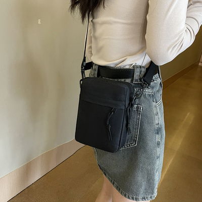 Einfache OXFORD KLOTH Casual Crossbody Tasche Männer Einfache Feste Farbe Handy Tasche mit einer einzigen Schulter kleiner Rucksack