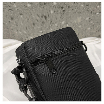 Einfache OXFORD KLOTH Casual Crossbody Tasche Männer Einfache Feste Farbe Handy Tasche mit einer einzigen Schulter kleiner Rucksack