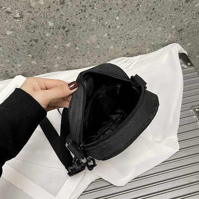 Einfache OXFORD KLOTH Casual Crossbody Tasche Männer Einfache Feste Farbe Handy Tasche mit einer einzigen Schulter kleiner Rucksack