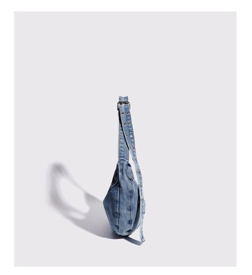 2024 GRENZüberschreitend NEUE Unterarmtasche NICHE DESIGN RETRO WASH DENIM BAG Senior DUMPLING BAG