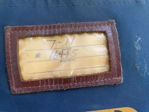 VINTAGE BANK OF AMERICA GELD Tasche Schloss Tasche ID Tasche Bill Tasche Münze Tasche Bank Schloss Tasche