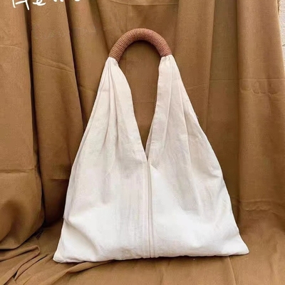 FASHION FRENCH VINTAGE Baumwolle Linnen Tasche HARAJUKU STYLE Einzel Schulter Leinwand Tasche MORI System große Kapazität