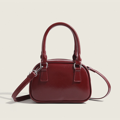 Neue Mode Handtasche koreanische Retro PU kleine Körpertasche Crossbody Bowling Tasche Frauen