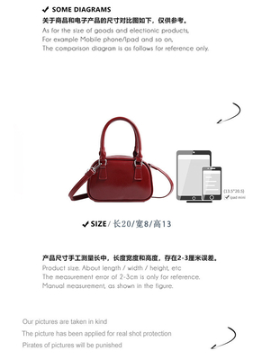 Neue Mode Handtasche koreanische Retro PU kleine Körpertasche Crossbody Bowling Tasche Frauen