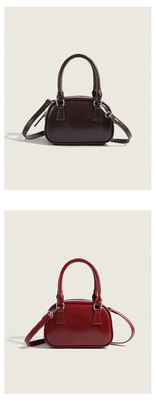 Neue Mode Handtasche koreanische Retro PU kleine Körpertasche Crossbody Bowling Tasche Frauen
