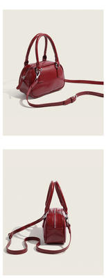 Neue Mode Handtasche koreanische Retro PU kleine Körpertasche Crossbody Bowling Tasche Frauen