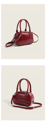 Neue Mode Handtasche koreanische Retro PU kleine Körpertasche Crossbody Bowling Tasche Frauen
