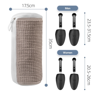 GRENZüberschreitende Plüschschuhwaschtasche mit Fell ausgekleidet Schuhwaschtasche Schuhwaschtasche für faule Menschen tragbare Schuhwaschtasche
