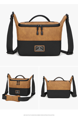 Überschreitende neue PU-SCHULTER-KROSSBODY-Kamera Tasche SLR-Kamera Tasche Fotografie digitale Kamera Tasche Linsen-Aufbewahrung