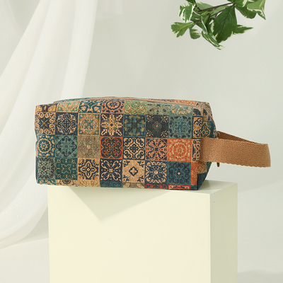 VINTAGE TRUE Holzdruck Korkmünze Tasche Barkdruck Münze Tasche Schlüssel KLEINE Quadrattasche NOSTALGIE Tasche