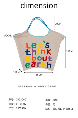 Großflächige Handtasche im koreanischen Stil in einer Schultertasche
