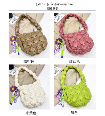 MINI Schultertasche CLOUD-TASCHE Alles Stilvolle Unterarmtasche Geflechtete Tasche Süße Dame-Tasche