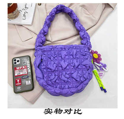MINI Schultertasche CLOUD-TASCHE Alles Stilvolle Unterarmtasche Geflechtete Tasche Süße Dame-Tasche