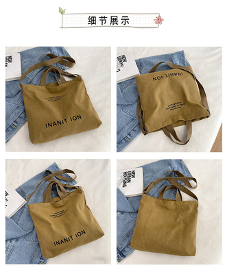 HANDTASCHEN mit großer Kapazität STUDENTENTASCHEN für Stadtkunst