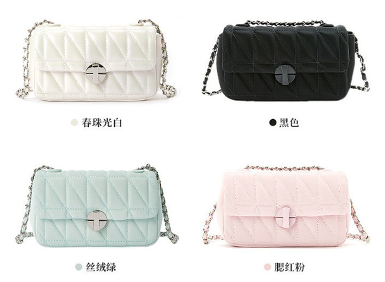 2024 Frühling/Sommer Neues hochwertiges Gewebe KLEINE Tasche weibliche Diamantkette Schulterunterarmtasche