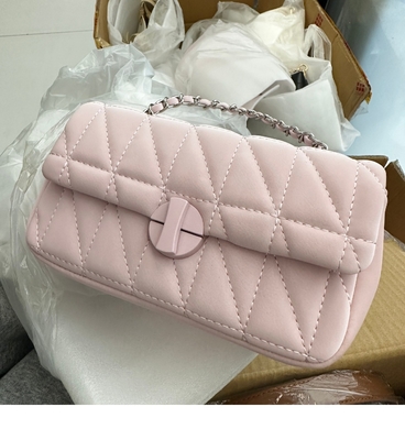2024 Frühling/Sommer Neues hochwertiges Gewebe KLEINE Tasche weibliche Diamantkette Schulterunterarmtasche