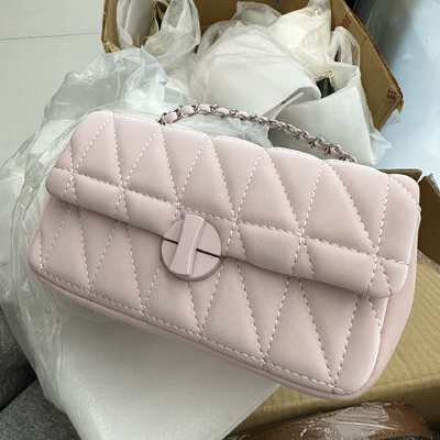 2024 Frühling/Sommer Neues hochwertiges Gewebe KLEINE Tasche weibliche Diamantkette Schulterunterarmtasche