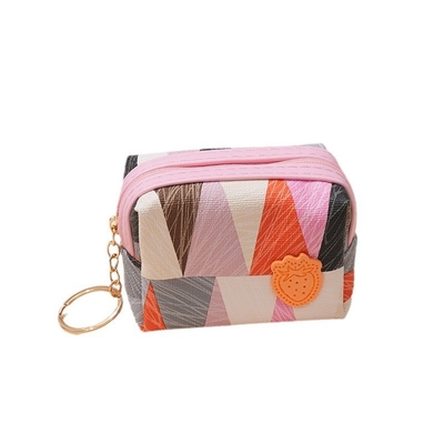 Münzbeutel weiblich MINI Einfacher Reißverschluss kompakte koreanische Version schönes Mädchen Herz Karte Schlüssel Münze kleine Brieftasche