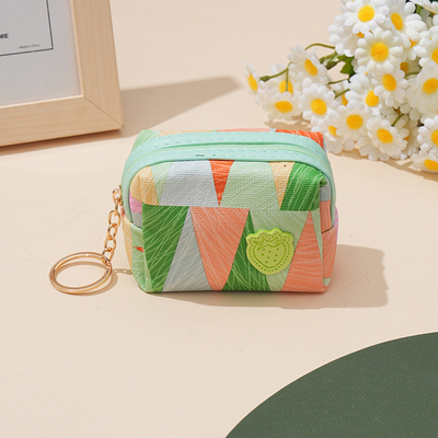 Münzbeutel weiblich MINI Einfacher Reißverschluss kompakte koreanische Version schönes Mädchen Herz Karte Schlüssel Münze kleine Brieftasche