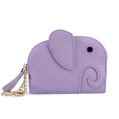 FIRST LAYER Kuhhaut DAMEN'S Münzbeutel NEW ELEPHANT kreative TASSEL Reißverschluss Tasche Leder Schlüssel Tasche Münze Tasche