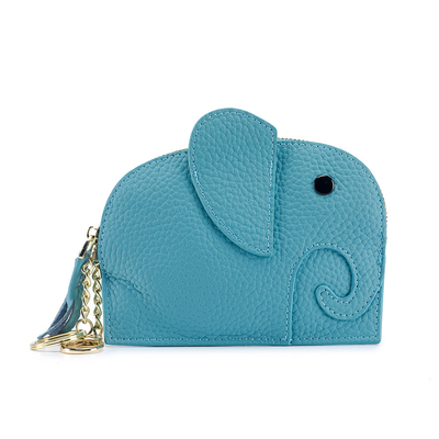 FIRST LAYER Kuhhaut DAMEN'S Münzbeutel NEW ELEPHANT kreative TASSEL Reißverschluss Tasche Leder Schlüssel Tasche Münze Tasche