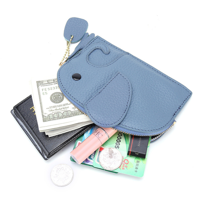 FIRST LAYER Kuhhaut DAMEN'S Münzbeutel NEW ELEPHANT kreative TASSEL Reißverschluss Tasche Leder Schlüssel Tasche Münze Tasche