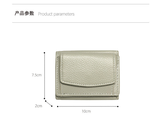 Kleine Brieftasche Studentin Lüttich-Druck Damen-Brieftasche Karten-Tasche Wechsel-Tasche Geld-Clip-Brieftasche