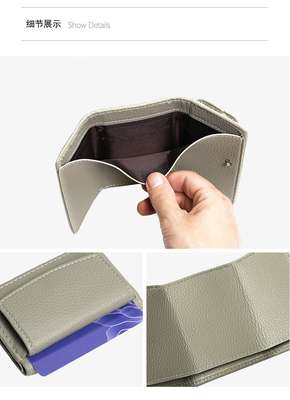 Kleine Brieftasche Studentin Lüttich-Druck Damen-Brieftasche Karten-Tasche Wechsel-Tasche Geld-Clip-Brieftasche