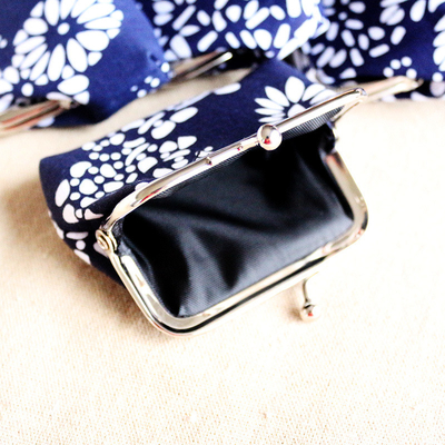 Ethnischer Stil BATIK Münzbeutel MINI BUCKLE KLEINE Tasche DAMEN MÜNZBECHS